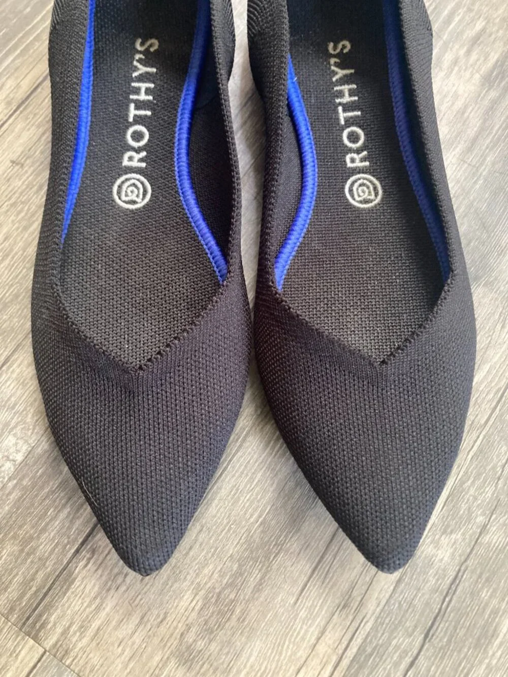 Rothy's The Point Flat in Black size 9.5
